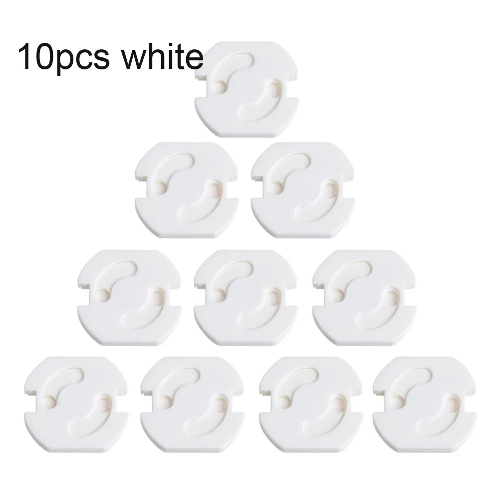 10 pcs white 10 шт. евро электрическая коробка питания розетка штепсельная вилка Защитная крышка британская защита от электричества защита пробки протектор - Цвет: 10 pcs white
