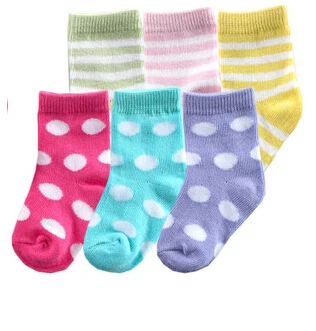 Носки детские мягкие в полоску 6 пар/комплект|socks for baby|socks newbornspair socks |