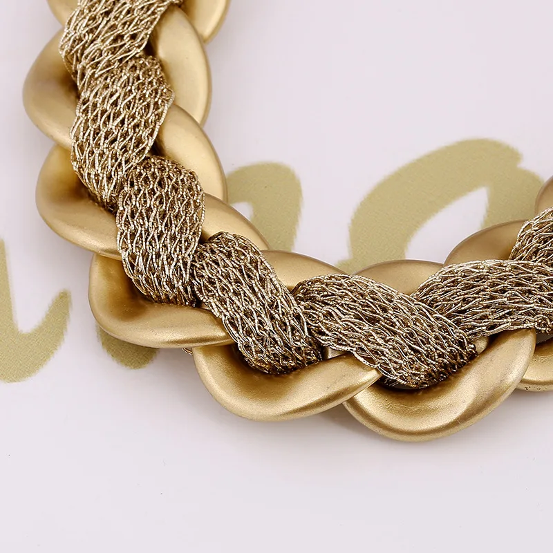 SoAyle богемное этническое ювелирное изделие преувеличенная золотая металлическая