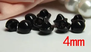 Бесплатная доставка! 50 пар черных полукруглых кукол с глазами животных