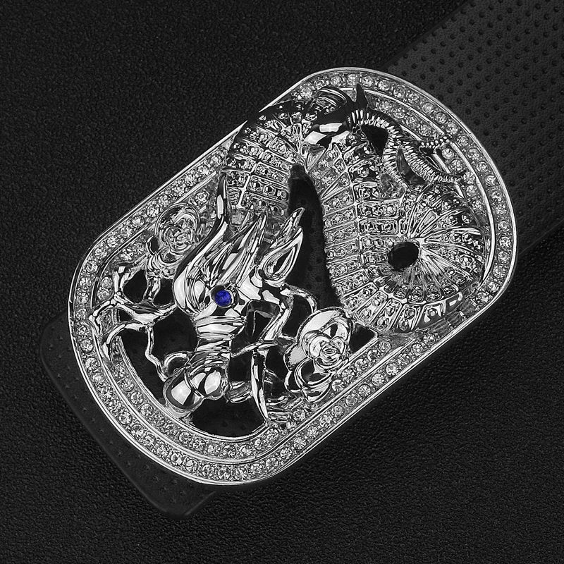 Chinese style dragon golden buckle belts mens Cowskin fashion genuine leather famous brand designer cintos masculinos vintage | Аксессуары