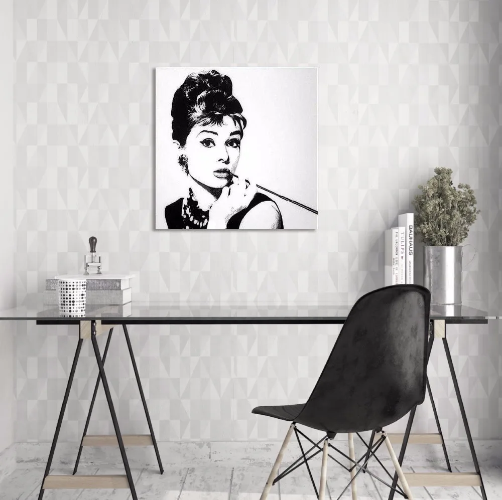 Paintings For Living Room Wall fashion home wall art Hand-painted Marilyn Monroe portrait . | Дом и сад