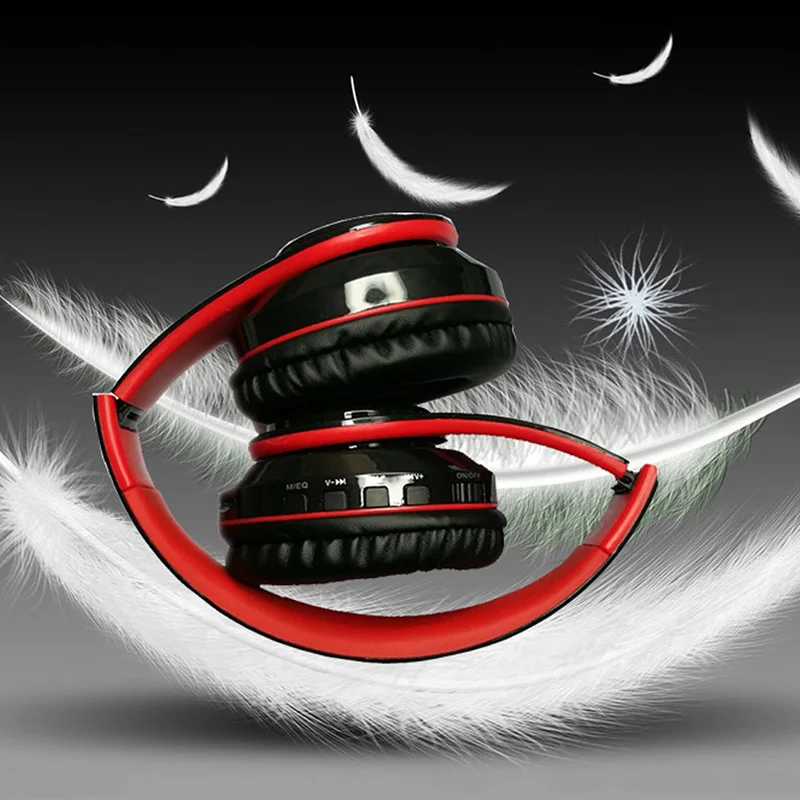 Беспроводные Bluetooth Складные стерео наушники проводные гарнитуры с