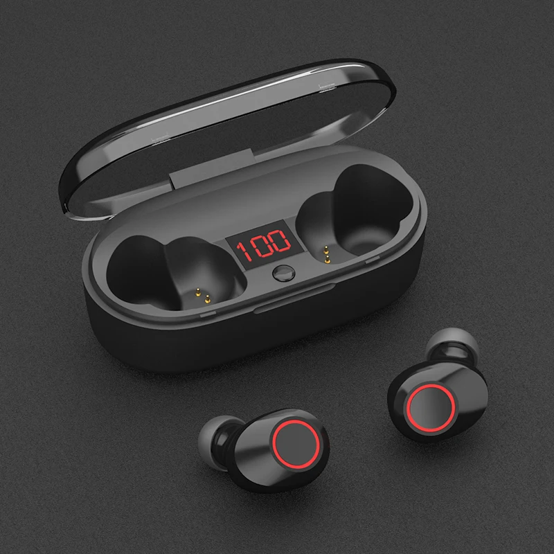 ANBES наушники-вкладыши TWS с Бизнес Bluetooth V5.0 наушники Беспроводной стерео гарнитура