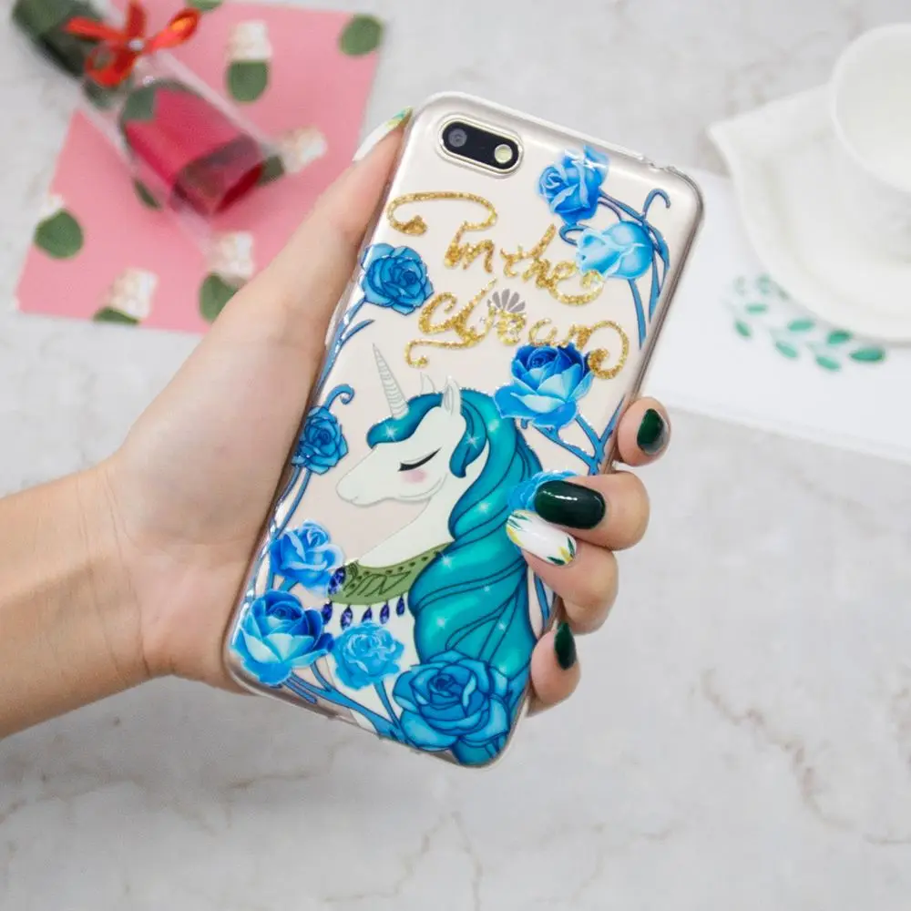 ТПУ чехол для Huawei Y5 Prime 2018 DRA-LX2 DRA-LX5 мягкий мобильного телефона Lite DUA LX5 LX2 L22