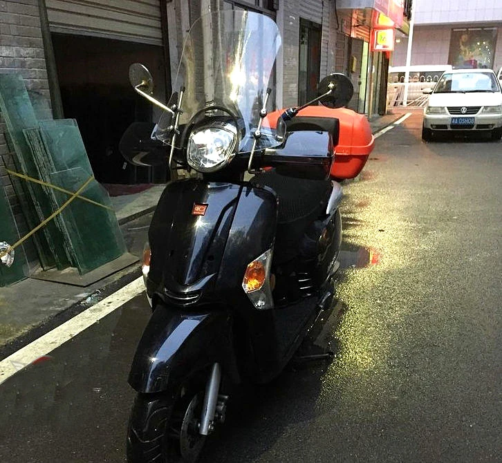 Переднее ветровое стекло для мотоцикла Kymco LIKE180 LIKE150 30 см|windshield windscreen|motorcycle windshield