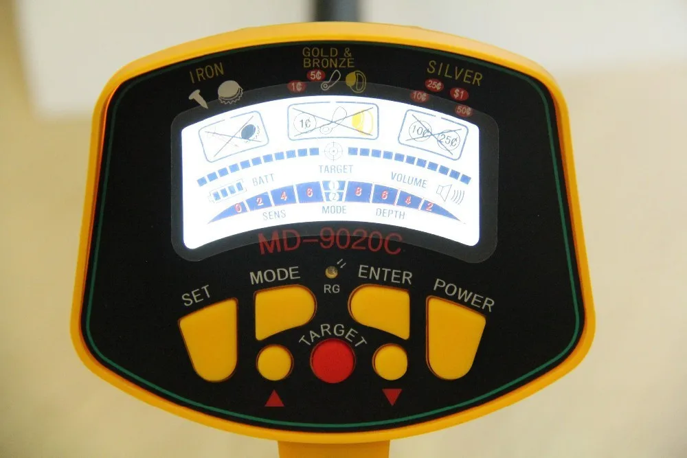 MD-9020C Ground Search Metal Detector Gold Digger Treasure Hunter Free Shipping |