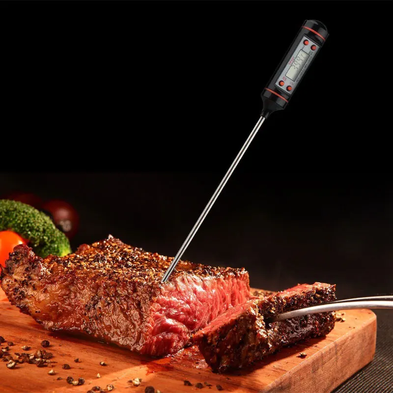 2019 кухонный мини-электронный ЖК-цифровой термометр ручка для мяса еды зонд