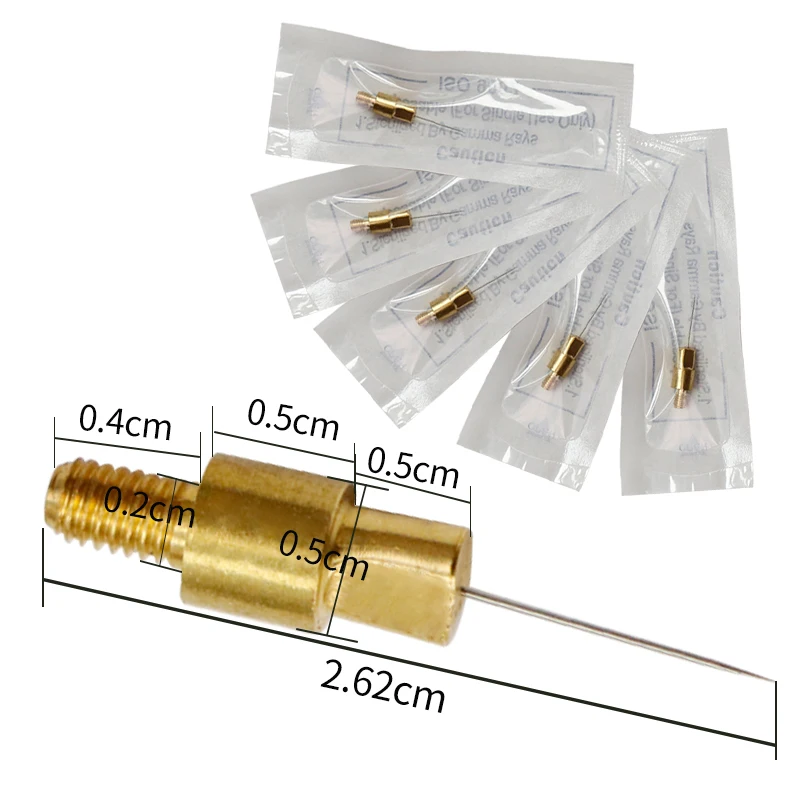 

20pcs Micro Copper Needles For Laser Plasma Pen Lifting Freckle Tattoo Removal Machine Skin Liftling Wrinkle Removal Pen Eyelid