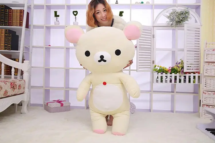 Милый японский плюшевый мишка San x Rilakkuma KORILAKKUMA белый мягкая игрушка в виде