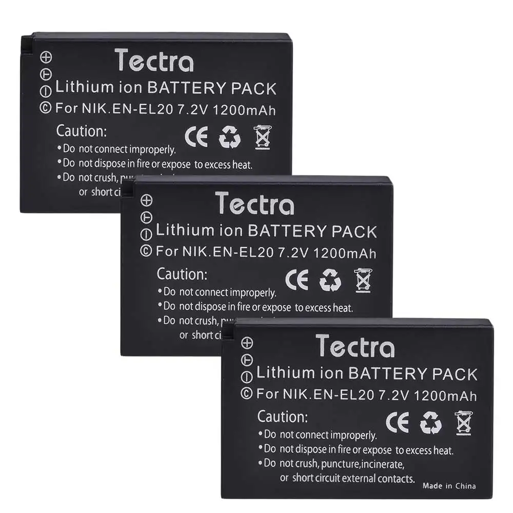 3 batteries 4 шт. EN-EL20 EN EL20 EN EL20a батарея+ ЖК USB зарядное устройство type C порт для Nikon Coolpix P1000 Nikon1 J1, J2, J3 Nikon1 AW1 - Цвет: 3 batteries