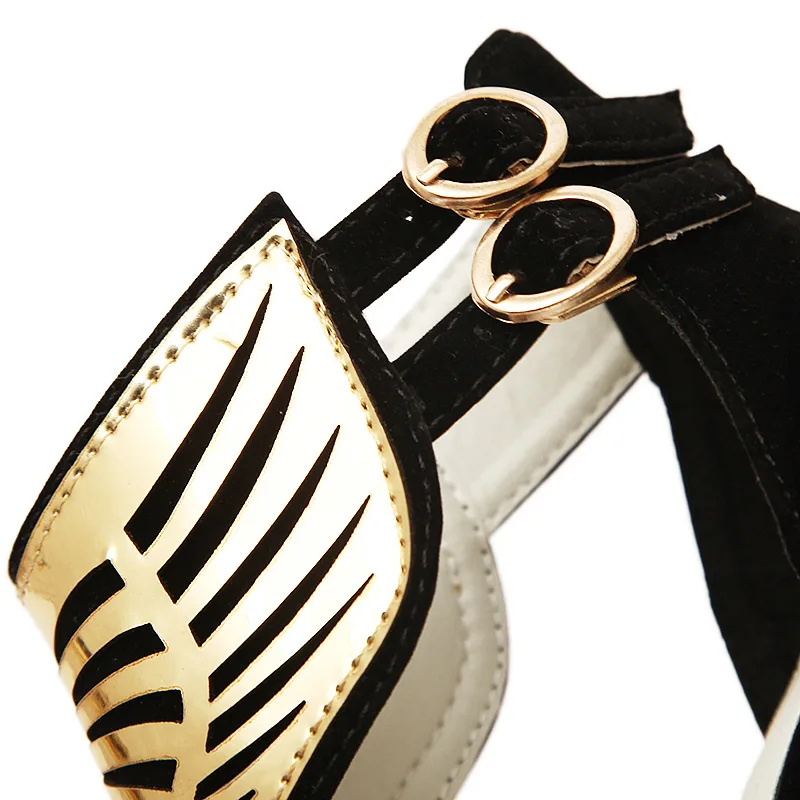 Explosion Models 2016 New Fashion Sexy Metal Open-toe High Fine with Waterproof Sandals Elegant Wild Ladies High-heeled Shoes | Обувь