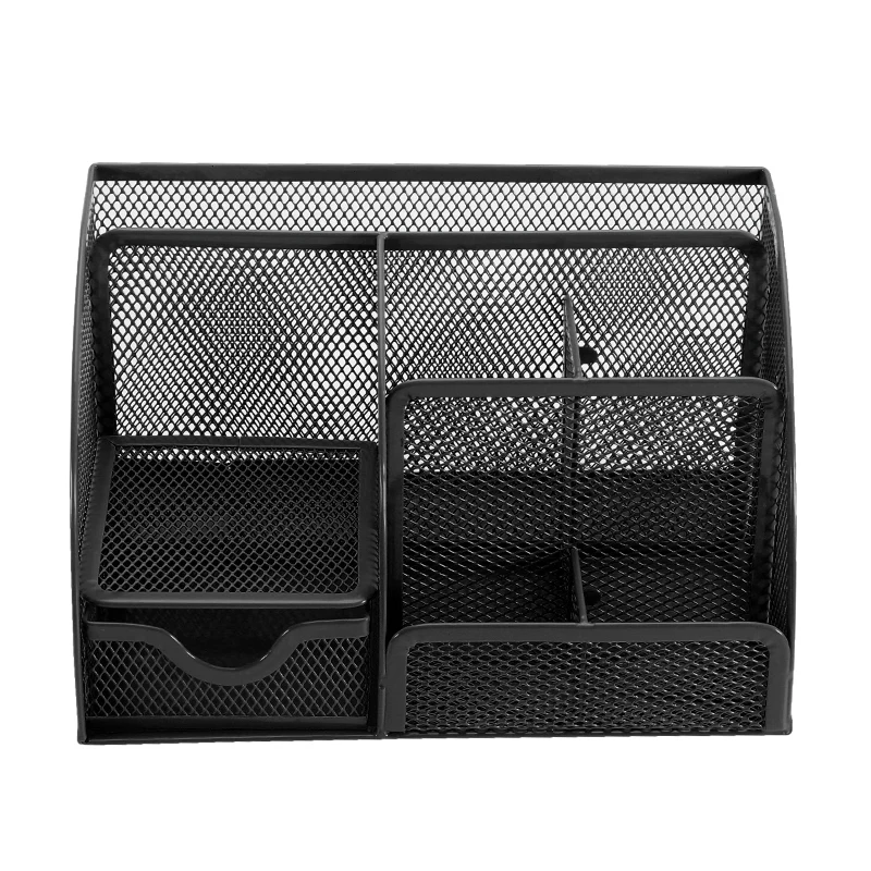 7 ячеек металлический офисный настольный ручка для офиса карандашница гладить