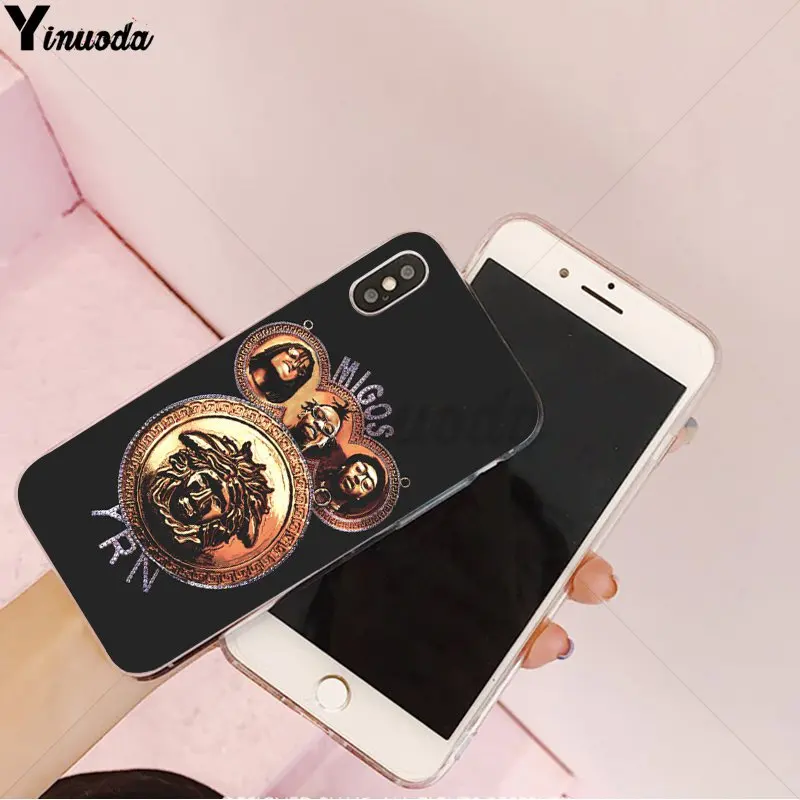 Умный чехол Yinuoda Cardi B Migos мягкий для Apple iPhone 8 7 6 6S Plus X XS MAX 5 5S SE XR|Чехлы-накладки| |