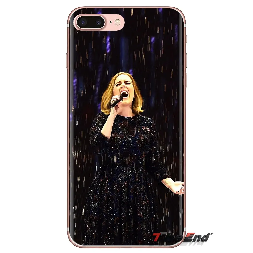 Adele Adkins pop singer Soft Transparent Shell Covers For Samsung Galaxy J1 J2 J3 J4 J5 J6 J7 J8 Plus 2018 Prime 2015 2016 2017 |