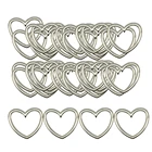 Кольцо из серебристого сплава с подвязками для женщин, 5 шт.