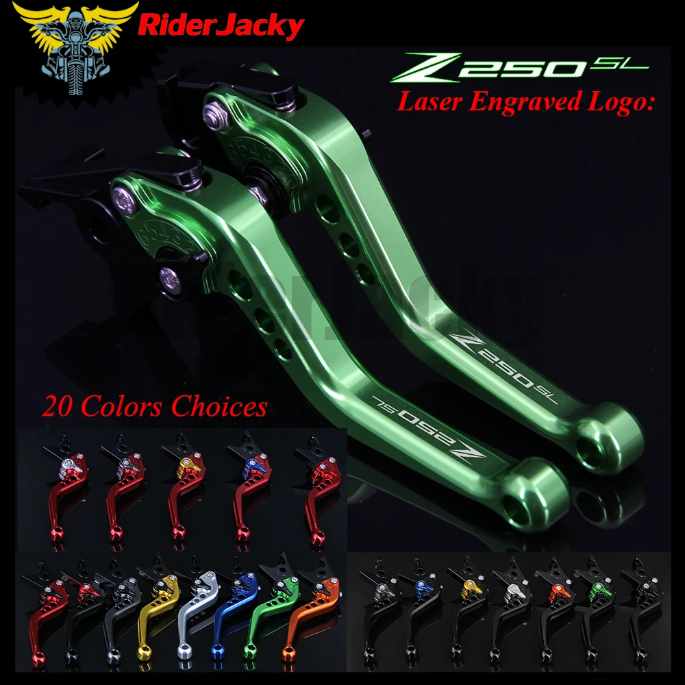 RiderJacky CNC регулируемые 14 7 см короткие рычаги тормозной муфты для Kawasaki Z250SL Z250 SL Z 250SL