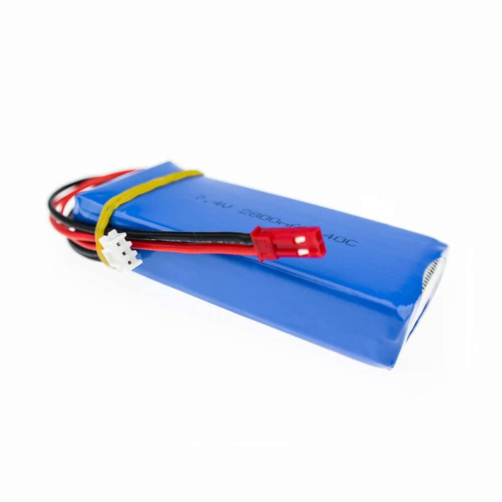 3 шт. Литий Полимерный Аккумулятор 7 4 в 2800 мАч 2s для WLToys V262 V333 V323 V666 Запчасти