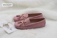 new fashion brand spring summer soft leather women flat loafers high quality women shoes brand casual shoes