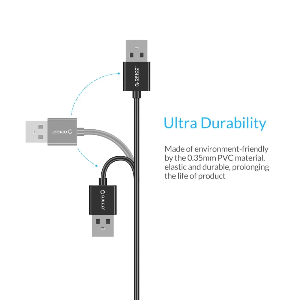 Кабель для зарядки и передачи данных ORICO ADC S2 3 шт./лот Micro USB 2 0 смартфонов 100 см *