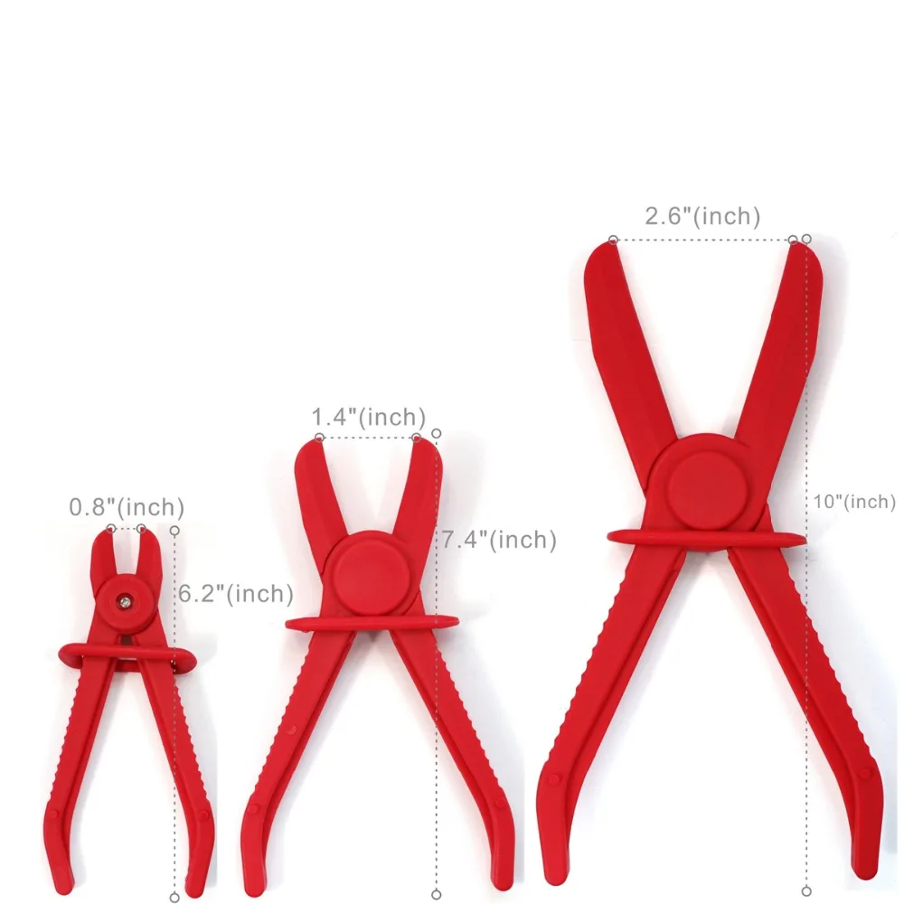 3 шт./компл. нейлоновый зажим плоскогубцы для шланга набор инструментов тормоз