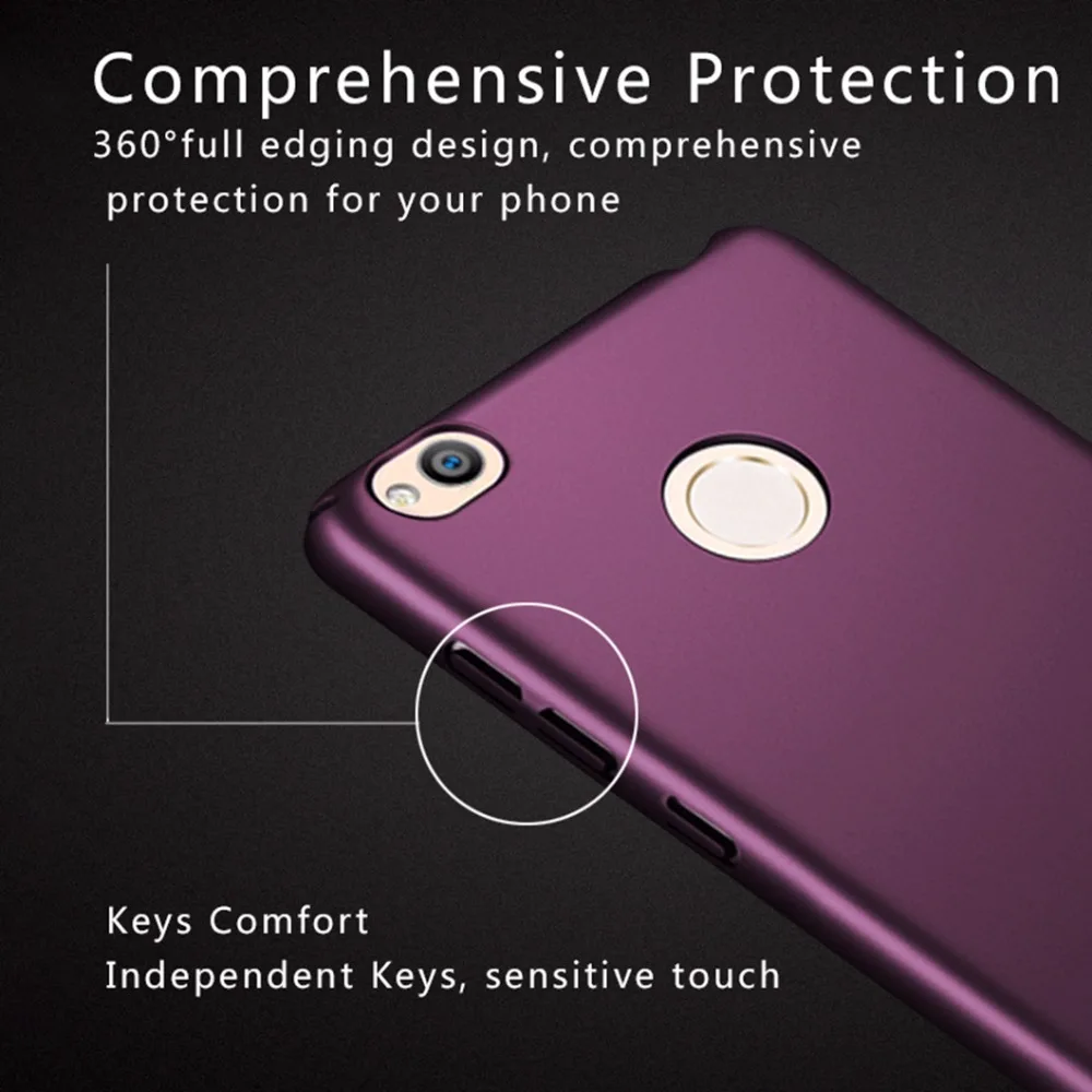 Чехол для Xiaomi Redmi 3 Pro S чехол жесткий матовый пластик 3Pro матированные чехлы