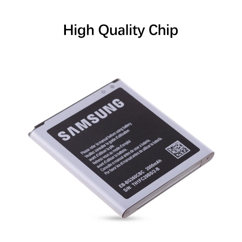 Оригинальная батарея для SAMSUNG Galaxy Core основная G360 G361F G361H G360H EB-BG360CBC 2000mAh полная