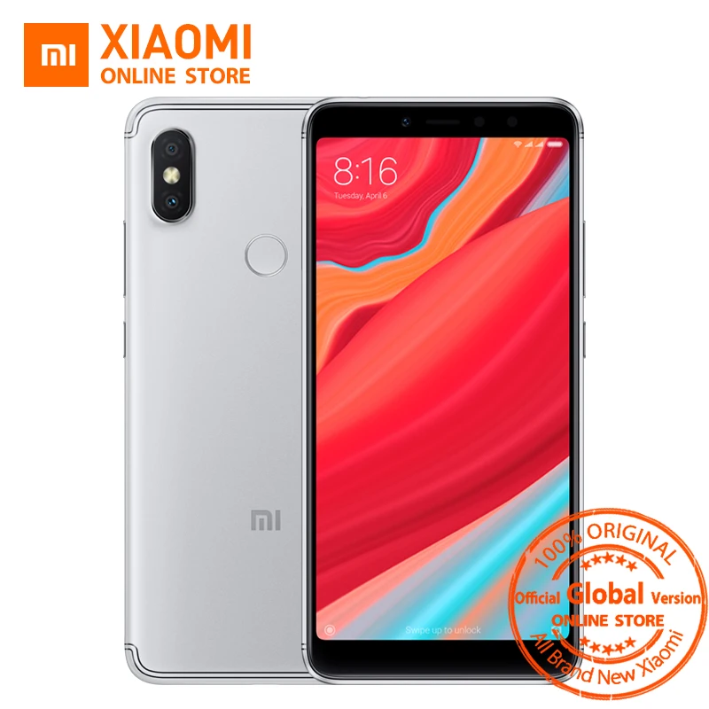Глобальная версия Xiaomi Redmi S2 4 Гб 64 5 99 189 полный Экран Snapdragon 625 16MP AI селфи 12MP + 5MP