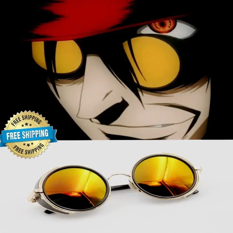 Алюкард из аниме HELLSING Охотник на вампиров индивидуальные очки в стиле косплей