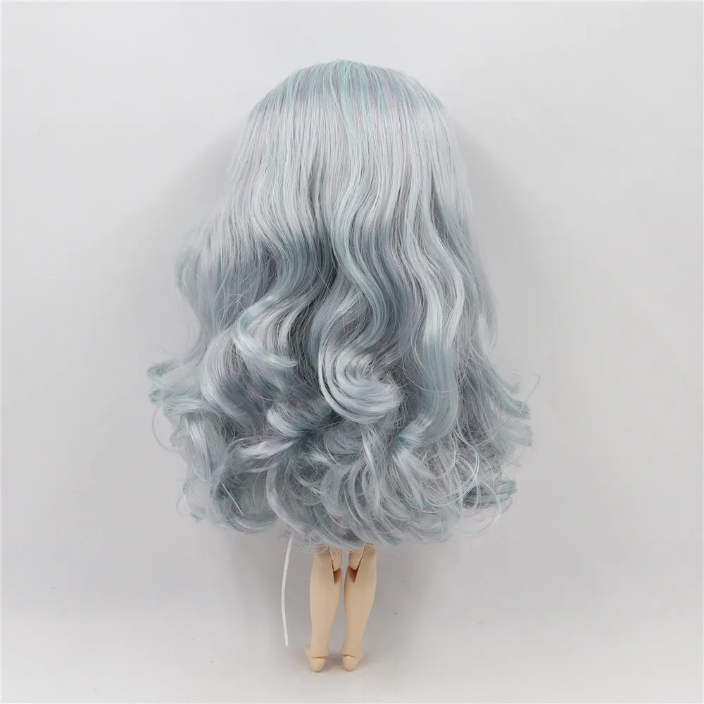 Кукла Blyth ICY DBS с белыми кожаными суставами серые смешанные озерными голубыми