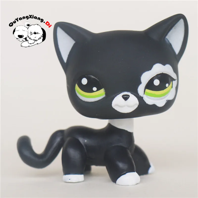 

CWM002 Pet Shop Animal Black Cat doll action Figure kitten