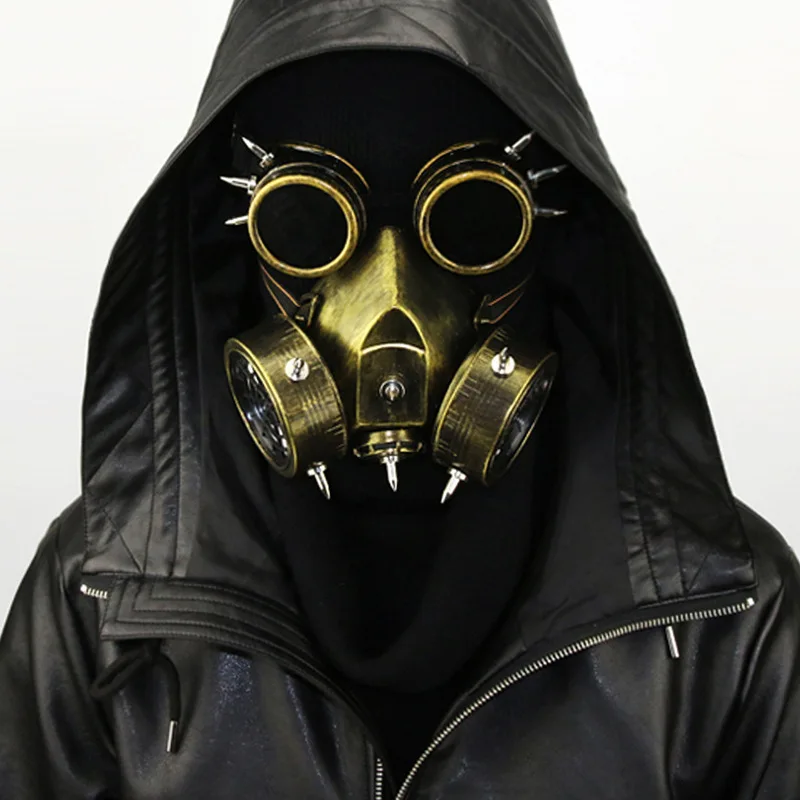 Стимпанк Косплей промышленная противогаз Daft Punk Mighty Road Warrior респиратор и защитные