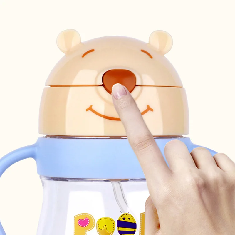 2019 disney для питья дети мультфильм Винни Пух чашки Baby анти дроссель осень Сиппи