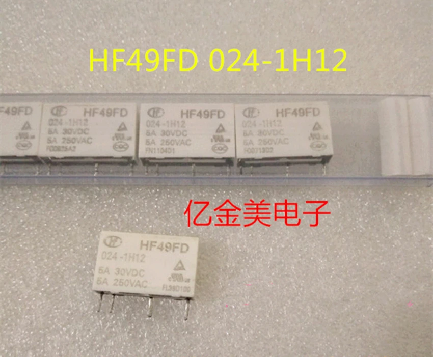 

HF49FD 024-1H12 реле HF49FD 024-1H12 24VDC
