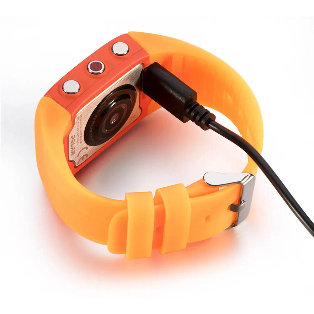 Cargador de Cable de carga USB para Polar M430, Conector de 100cm de longitud para reloj de correr