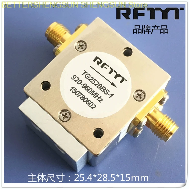 

920-960MHz coaxial ferrite microwave communication GSM RF isolator RFTYT 900M