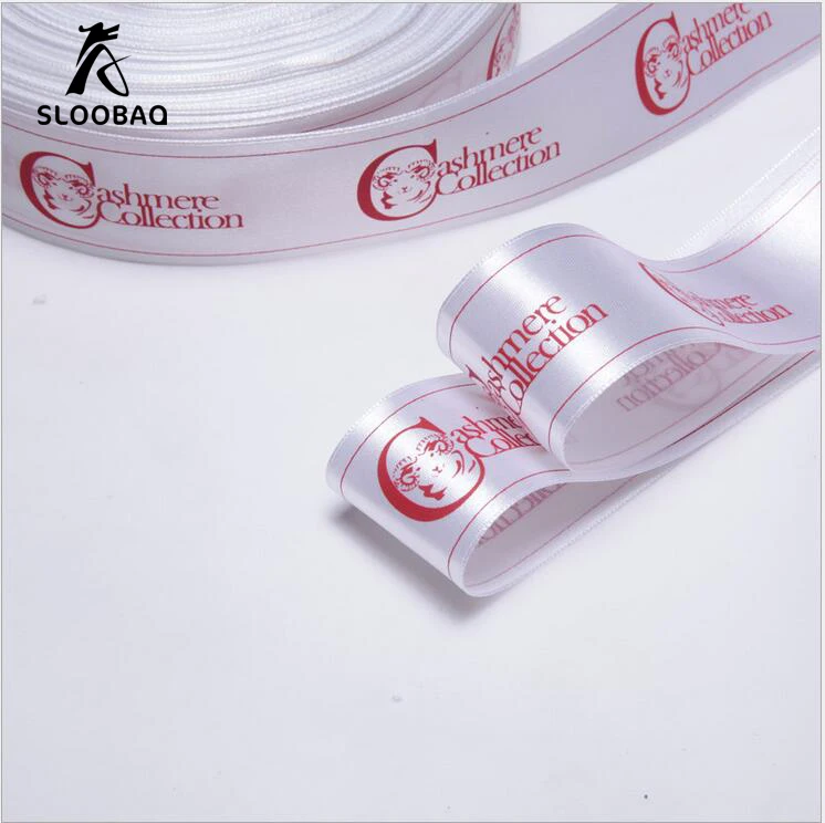 Атласная лента с индивидуальным логотипом сделай сам индивидуальная упаковка и