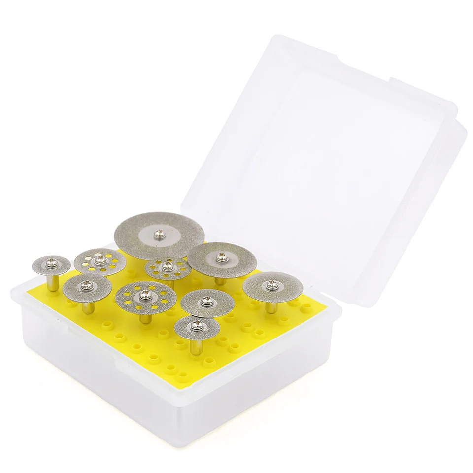 10 шт. алмазный шлифовальный круг для Dremel лезвие мини-циркулярной пилы режущий