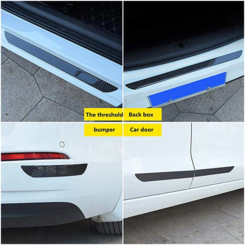 1M 100% Waterproof Car Door Guard Bumper Universal Front Rear Entry Sill Scuff Plate Protectors CB050 | Автомобили и мотоциклы