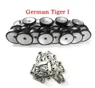 Henglong 3818 3818-1 116 1:16 немецкий Tiger I RC тяжелый танк, обновленные детали, стальная коробка передач с моторомметаллической гусеницейметаллической Ступицей Колеса