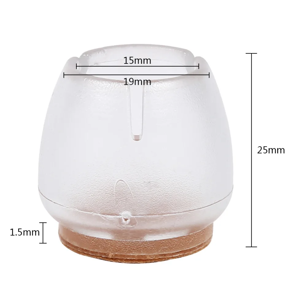 16 шт. защитные накладки на ножки мебели из ПВХ|legs for sofas|chair feet protectorschair |