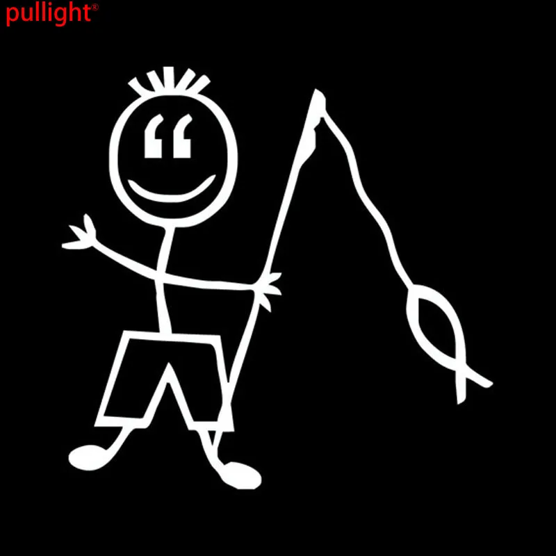 Крутая графика персонализированные наклейки на автомобиль детская Рыбалка