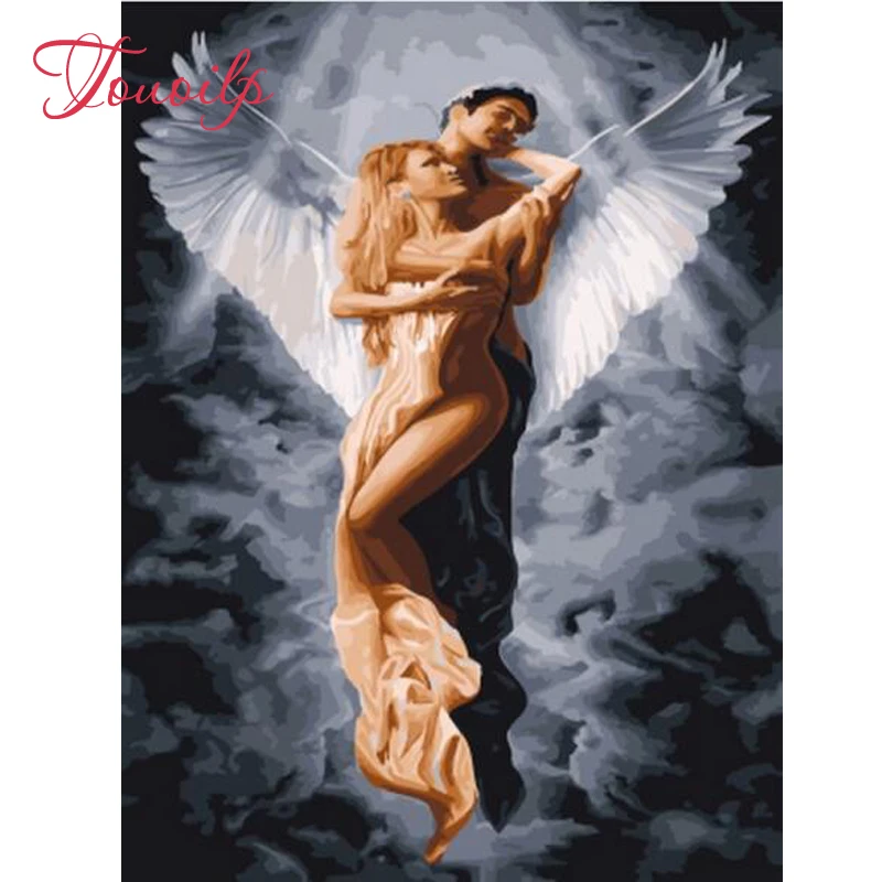 Пазлы для алмазной вышивки пара Touoilp картина мозаичная Набор крестиком Стразы |