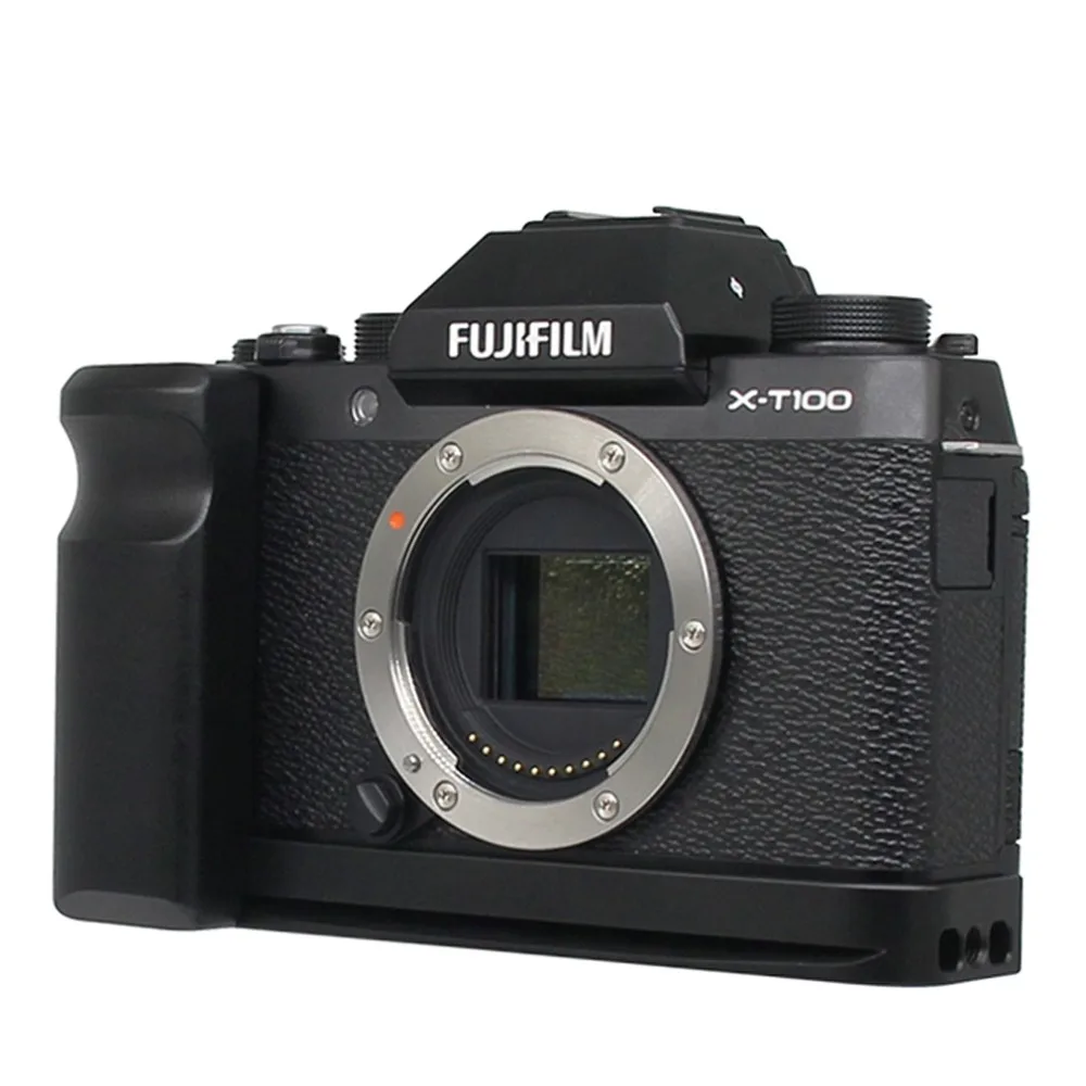 Быстросъемный L образный кронштейн держатель рукоятка для камеры Fuji Fujifilm X T100 XT100