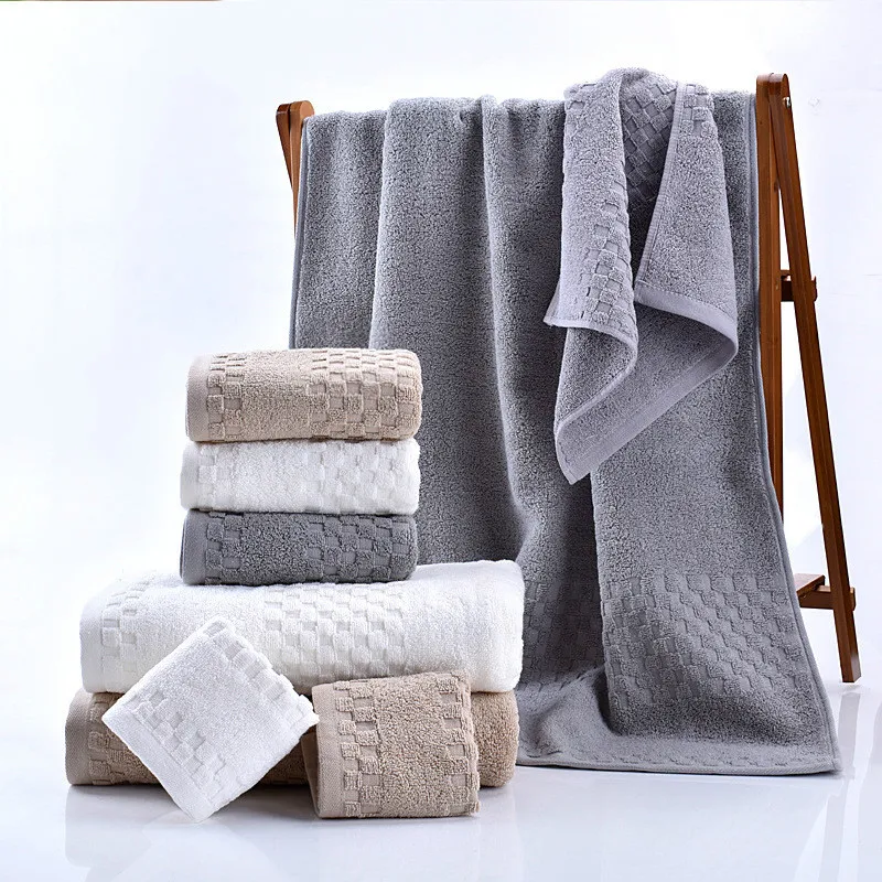 Толстое полотенце для дома набор ванной комнаты взрослых и детей Большое банное