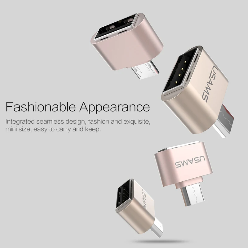 Micro USB к OTG USAMS адаптер 2 0 конвертер для samsung Galaxy S5 Tablet Pc Microusb Мышь клавиатура