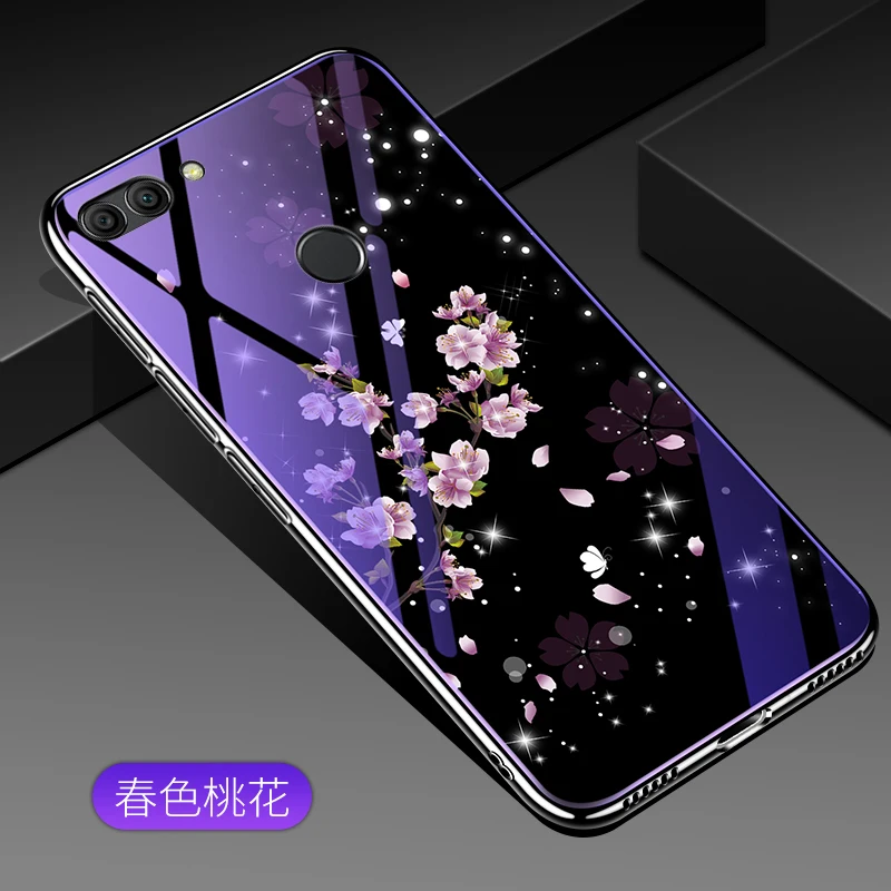 Стандарт Blu-Ray закаленное Стекло чехол для Xiaomi Mi 8 Lite Чехол Покрытие синий светильник класса люкс Стекло чехол s для Xiaomi Mi 8 Lite Чехол-сумка для телефона