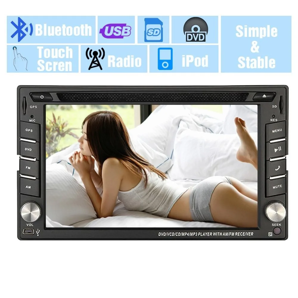 Автомагнитола 2 din gps навигация Сенсорный автомобильный dvd плеер с экраном кассета