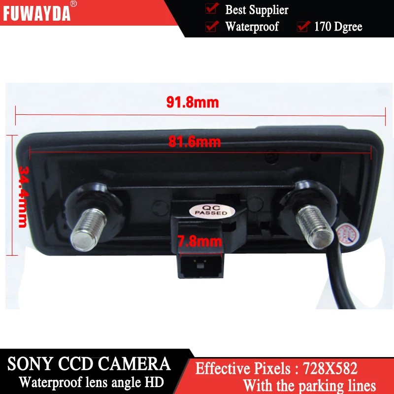 Камера заднего вида FUWAYDA для sony ccd skoda octavia fabia audi A1|trunk handle|rear view camerarear camera |