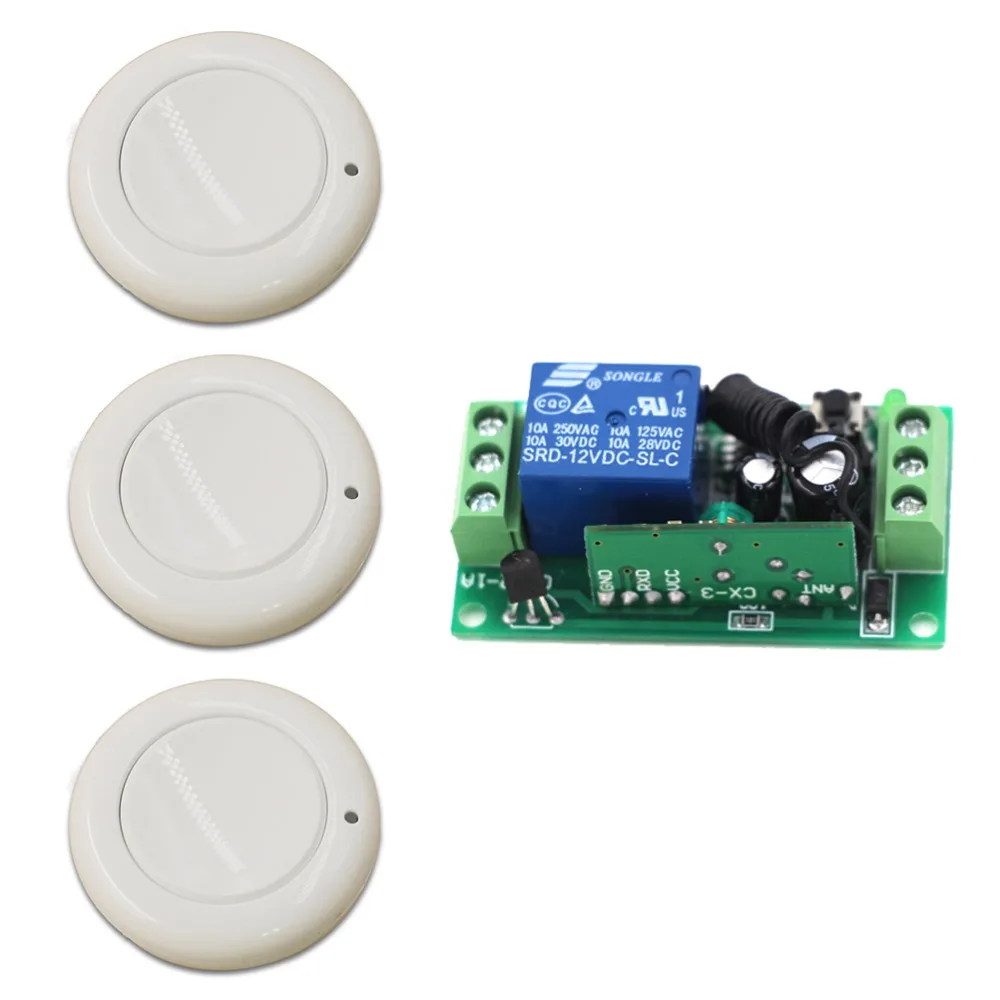 Новинка беспроводная радиочастотная лампа постоянного тока 9 В 12 24 1 канал 315/433